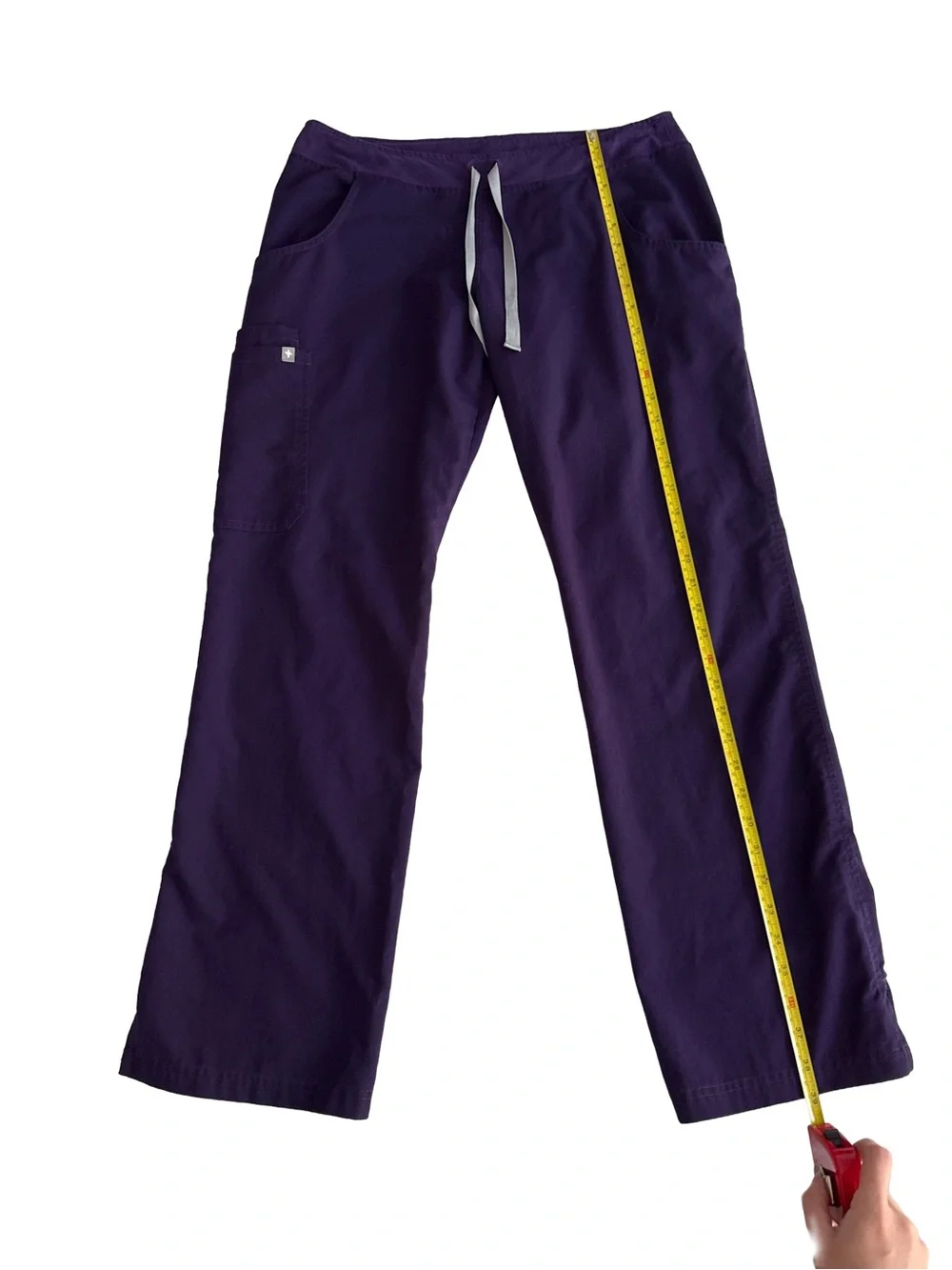 FIGS Scrub Pants Men's S Purple Technical Collection Drawstring Medical Nurse